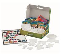 Coffret pour hama beads - valise collectivite 21000 perles a repasser midi + 21 plaques + livret - mega set creatif + 1 carte - activite periscolaire