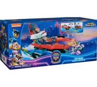 Coffret pour la Super Pat Patrouille Film Quartier General Marine pup Squad + Avion de Stella + Chase - Set Figurine véhicule et Carte Offerte