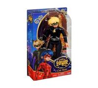 Coffret pour Miraculous Chat Noir 26 cm + Accessoire - Set poupée Mannequin articulée Adrien + Carte Offerte - Set Jouet