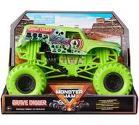 Coffret pour Monster Jam géant : Grave Digger - Voiture vert19x13cm (LXL) - Set véhicule Miniature 1:24 avec Carte Tigre