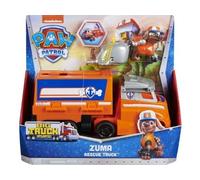 Coffret pour Pat Patrouille - Camion de Orange 22cm + Baleine + Chien Zuma - Set Collection Truck Rescue avec Carte Tigre - véhicule - Figurine