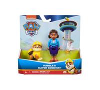 Coffret Pour Pat Patrouille Chien Ruben + Madame Goodway + Poule Galinetta - Set 3 Figurines + 1 Carte Tigre