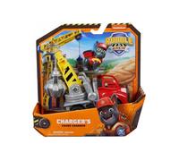 Coffret Pour Pat Patrouille Collection Ruben et Compagnie - Charlie + Camion Grue - Set Figurine Et Véhicule + 1 Carte tigre