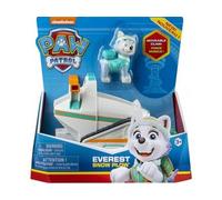 Coffret pour Pat Patrouille : Everest et Son Chasse Neige - Figurine + véhicule et Chien - Set Jouet Enfant + 1 Carte Tigre
