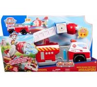 Coffret pour Pat Patrouille Marcus et Grand Camion de Pompier 51 cm + Son et lumière + véhicule - Set Figurine et véhicule + 1 Carte