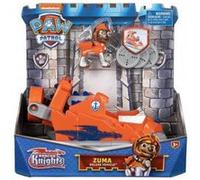 Coffret pour pat patrouille - zuma et son hovercraft - collection chevalier - véhicule - figurine - nouveauté