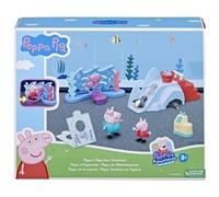 Coffret pour Peppa Cochon : l'aquarium + 7 Accessoires - 2 Figurines - Set Jouet Enfant Peppa Le Cochon + 1 Carte Offerte