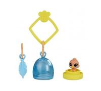 Coffret pour petshops Collection Surprise Serie 2 : Oiseau 2-b27 et Habitat + Accessoire - Set Figurines + Carte Animal - Jouet Fille