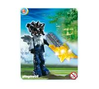 Coffret pour playmo Chasseurs de tresors 4849 Gardien du Temple avec Arme Lumineuse Orange+ Carte Tigre