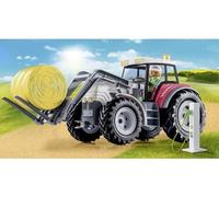 Coffret pour playmobil - Grand Tracteur avec 1 Figurine et 2 Accessoires - 71305 - Ferme - Set Jeu de Construction + Carte Animale - Nouveaute