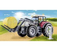 Coffret pour playmobil - Grand Tracteur avec 1 Figurine et 2 Accessoires - 71305 - Ferme - Set Jeu de Construction et Carte Animale - Nouveaute