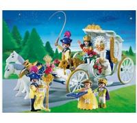 Coffret pour playmobil Mariage - carrosse Royal avec Couple de mariés- 4258 - Set Jeu de Construction et Carte Tigre - Nouveaute