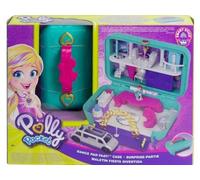 Coffret pour Polly Pocket soirée et Star avec Personnage Polly et Lila + Limousine - Set Jouet Fille + Carte - nouveauté - Figurines