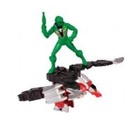 Coffret pour Power Rangers : Dragon Rouge tranformable + Figurine pour Power Ranger Vert + Carte - Robot - vehicule - Voiture