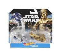 Coffret pour Star Wars Coffret 2 Voitures : r2-d2 et c-3po - pour Hot Wheels Charater - vehicule minature Metal Collector et Carte Tigre