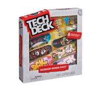 Coffret pour Tech Deck DGK : 6 Mini Skates + Accessoires - Mini Skate a Doigt 96 mm - Pack skateshop Finger + Carte Tigre