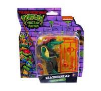 Coffret pour Tortues Ninja : Crocodile Leatherhead + Accessoires - Figurine 12 cm - Turtle - Set Personnage TMNT Carte Tigre - nouveauté