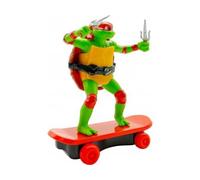 Coffret pour Tortues Ninja : Raphael + Skate - Figurine 12 cm - Turtle - Set Personnage TMNT + 1 Carte Tigre - nouveauté