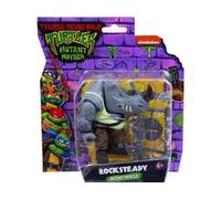 Coffret pour Tortues Ninja : Rocksteady + Accessoires - Figurine 12 cm - Turtle - Set Personnage TMNT et Carte Tigre - nouveauté