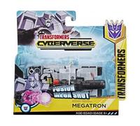 Coffret pour Transformers cyberverse : Char Megatron 12 cm - Set Robot Transformable Fusion Mega Shot avec Carte Offerte - Nouveaute