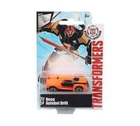 Coffret pour Transformers Neon Autobot Drift - vehicule Miniature en Meta Orange - Serie 1 - Set Voiture avec Carte Tigre