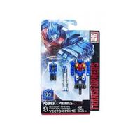 Coffret pour Transformers Power of The Primes : Vector Prime 2 en 1 - Robot Transformable Generation - Maitre Prime - Jouet garçon + Carte