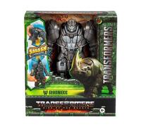 Coffret pour Transformers Rise of Beasts : rhinox 22.5 cm - Set Robot Transformable en Rhinoceros avec Carte Offerte - Nouveaute