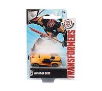 Coffret pour Transformers Voiture Autobot Drift - Set vehicule Miniature en Metal Jaune avec Carte Offert - Serie 1 - Nouveaute