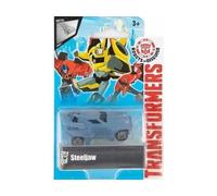 Coffret pour Transformers Voiture steeljaw - vehicule Miniature en Metal - Serie 1 - Set Voiture Bleu et Grise et 1 Carte Offerte