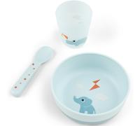 Coffret premier repas Foodie Playground bleu