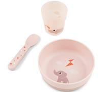 Coffret premier repas Foodie Playground rose