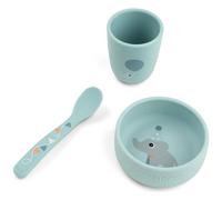 Coffret premier repas ventouse Celebration Bleu