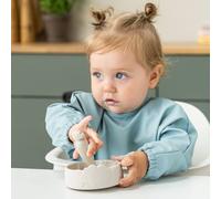 Set vaisselle de repas d'apprentissage Done by Deer Stick&Stay Sheepy Beige TU