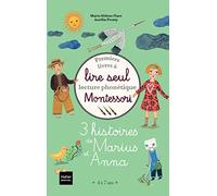 Coffret premiers livres à lire seul - 3 histoires de Marius et Anna niveau 3 Pédagogie Montessori