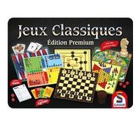 Coffret Premium Boite Métal - Jeux De Société - Schmidt Spiele - Découvrez Une Sélection Premium De Jeux Dans Une Boîte Élégante ! Noir G