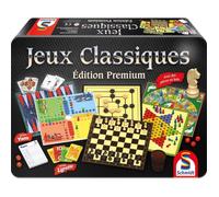 Coffret Premium Boite Métal - Jeux de Société - SCHMIDT SPIELE - Découvrez une sélection premium de jeux dans une boîte élégante !