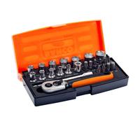 Bahco Assortiment de 25 douilles SL25 1/4"