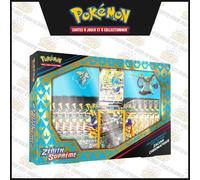 Pokemon Coffret Collection Premium avec Figurine Zénith Suprême: Zacian ou Zamazenta Chromatique Modèle aléatoire - Version Française ZAC/ZAM-EB12.5-FR