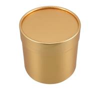 Coffret Présent de Fleurs Rond en Papier, Seau à Bouquets Or | Boîte Élégante pour Compositions de Fleurs, Usage Boutique et Présentoirs, Portable, Nettoyage Facile Couleur Aléatoire