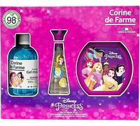 Coffret Princesses Avec Eau De Toilette 50ml, Bain Moussant 300ml Et Boîte À Goûter - Cadeau Pour Fille - Parfum Pour Enfant Senteur Fraise - Gel Fruité 3 - En - 1