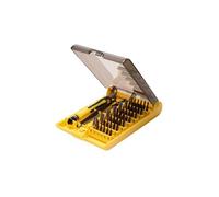- coffret professionnel de tournevis de précision 45 en 1 pour le high tech : téléphone iphone 4 5 6, samsung, tablette, disque dur, pc portable &