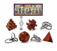 Coffret - PROFESSOR PUZZLE - Grands Esprits - 8 pièces - énigmes « Aux grands noms les grands défis » - dès 3 ans