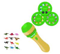 Coffret Projecteur À Histoires Et Lampe Torche Dinosaure, 12 Figurines Incluses Multicolore TU