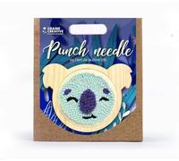 Graine créative - Coffret punch needle Koala Ø 15 cm Multicolore