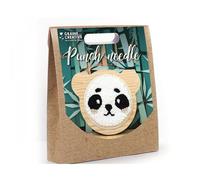 Coffret punch needle - petit panda ø 15