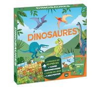 Coffret puzzle documentaire - Dinosaures