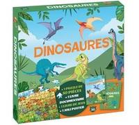 Coffret puzzle documentaire - Dinosaures