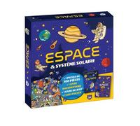 Coffret puzzle documentaire - Espace & Système solaire 100 pieces - Christine Aubouin-Decroix - Editions 365 - Coffret - Jeux livres objets