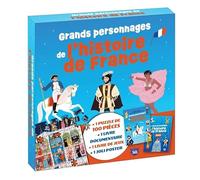 Coffret puzzle documentaire - Grands personnages de l'histoire de France puzzle 100 piece - Jérôme Maufras - Editions 365 - Coffret - Jeux livres objets