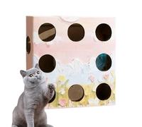 Coffret Puzzle Pour Chat | Boîte à Puzzle Électrique Intelligente pour Chaton - Jouet Intelligent Griffoir Chat - Pour Exercice, Fitness, Divertissement, Formation, Enrichissement, Anti-Ennui Et